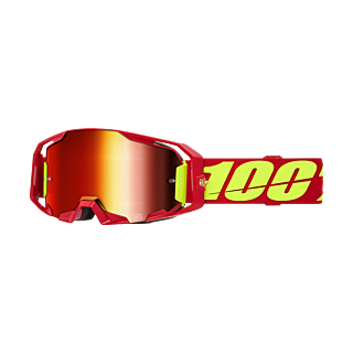 100% Crossbril ARmatic Red - Spiegel Rood Lens