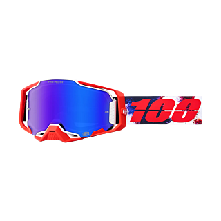 100% Crossbril Armega Morpho - HiPER Spiegel Blauw Lens