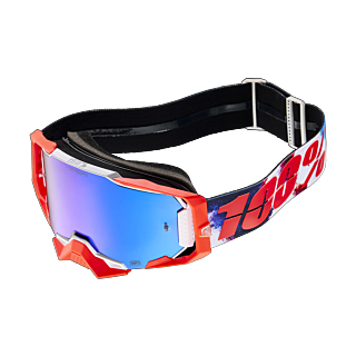 100% Crossbril Armega Morpho - HiPER Spiegel Blauw Lens