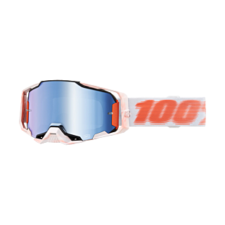 100% Crossbril Armega Tubular - Spiegel Blauw Lens