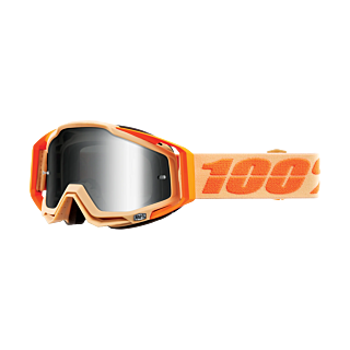 100% Crossbril Racecraft 1 Sahara - Spiegel Zilver Lens