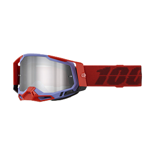 100% Crossbril Racecraft 2 Cleat - Spiegel Zilver Lens