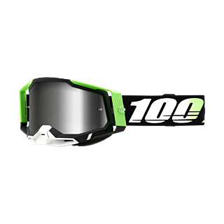 100% Crossbril Racecraft 2 Kalkuta - Spiegel Zilver Lens