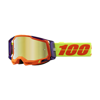 100% Crossbril Racecraft 2 Panam - Spiegel Goud Lens