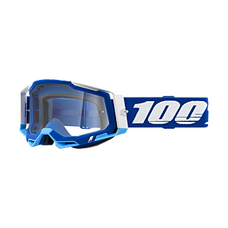 100% Crossbril Racecraft 2 SP22 Blue - Clear Lens