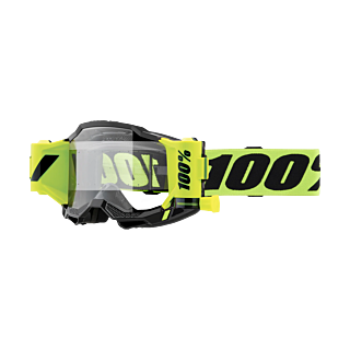 100% Crossbril Roll-Off Accuri 2 Forecast Neon Yellow - Clear Lens
