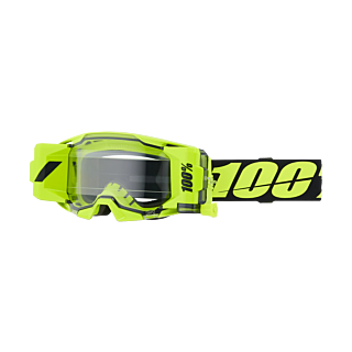 100% Crossbril Roll-Off ARmatic Forecast Neon Yellow - Clear Lens