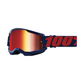 100% Crossbril Strata 2 Masego - Spiegel Rood Lens