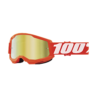 100% Crossbril Strata 2 Orange - Spiegel Goud Lens