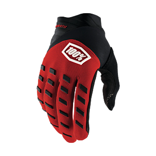 100% Kinder Crosshandschoenen Airmatic - Rood / Zwart