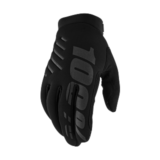 100% Kinder Crosshandschoenen Winter Brisker - Zwart / Grijs