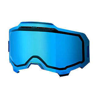 100% Lens ARMEGA / ARMATIC - Injected Dual Vented Spiegel Blauw