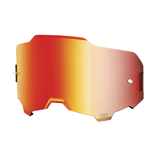 100% Lens ARMEGA / ARMATIC - Injected Spiegel Rood