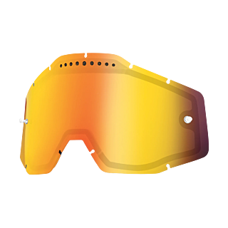 100% Lens RC1/AC1/ST1 - Dual Vented Spiegel Rood