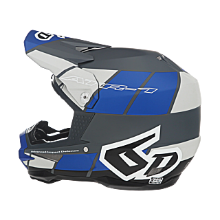 6D Crosshelm ATR-1 Shear - Blauw / Grijs / Zwart