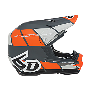 6D Crosshelm ATR-1 Shear - Oranje / Grijs / Zwart