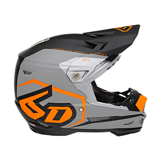 6D Crosshelm ATR-2 Delta - Neon Oranje