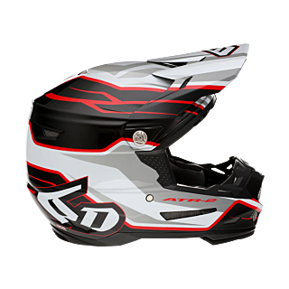 6D Crosshelm ATR-2 Phase - Wit / Rood