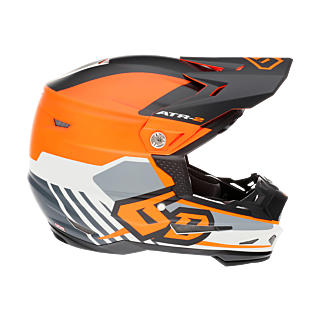 6D Crosshelm ATR-2 Target - Neon Oranje