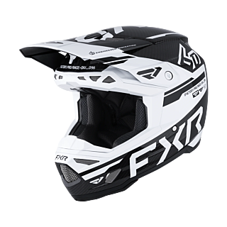6D Crosshelm ATR-3 FIM FXR - Wit / Zwart