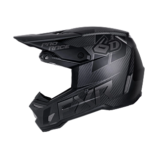 6D Crosshelm ATR-3 FIM FXR - Zwart