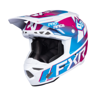 6D Crosshelm ATR-3 FXR - Blue Razz / Wit