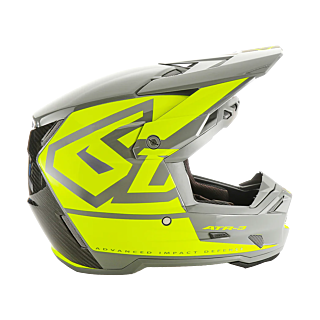 6D Crosshelm ATR-3 Hex - Neon Geel