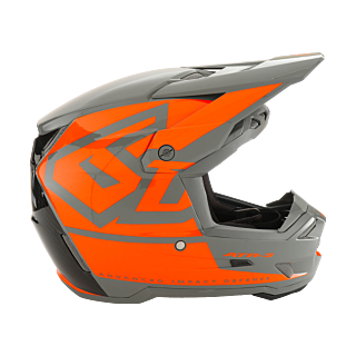 6D Crosshelm ATR-3 Hex - Neon Oranje