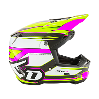 6D Crosshelm ATR-3 Hyper - Neon Roze / Geel