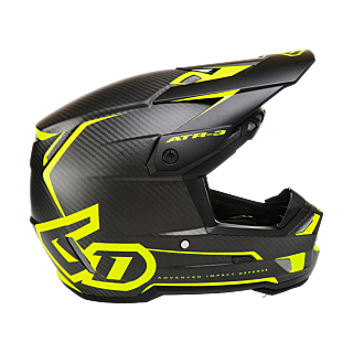 6D Crosshelm ATR-3 Nova - Neon Geel