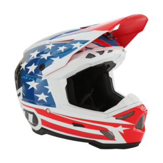 6D Crosshelm ATR-3 Patriot - Rood / Wit / Blauw