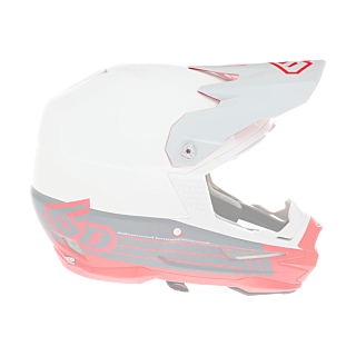 6D Helmklep ATR-1 Split - Rood