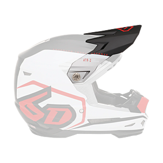 6D Helmklep ATR-2 Delta - Rood