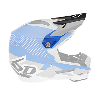 6D Helmklep ATR-2 Fusion - Blauw