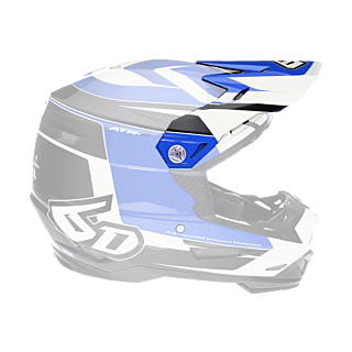 6D Helmklep ATR-2 Impact - Blauw