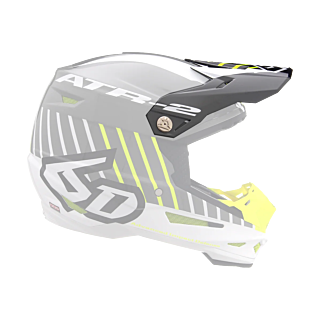 6D Helmklep ATR-2 Motion - Neon Geel