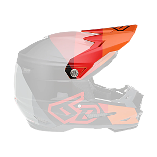 6D Helmklep ATR-2 Range - Rood