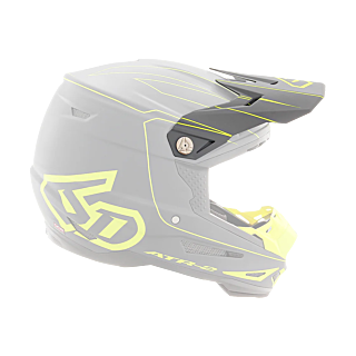 6D Helmklep ATR-2 Recon - Grijs / Geel