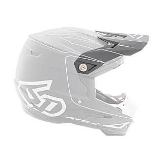 6D Helmklep ATR-2 Recon - Grijs / Wit
