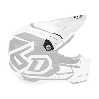 6D Helmklep ATR-2 Torque - Mat Wit
