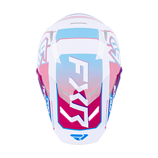 6D Helmklep ATR-3 FXR - Blue Razz / Wit