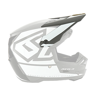 6D Helmklep ATR-3 Hex - Wit