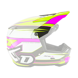6D Helmklep ATR-3 Hyper - Neon Roze / Geel