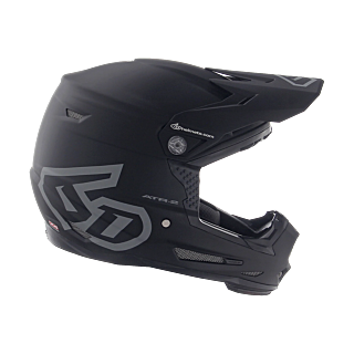 6D Kinder Crosshelm ATR-2Y Solid - Mat Zwart