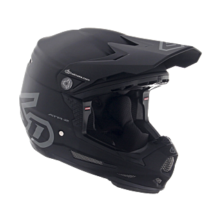 6D Kinder Crosshelm ATR-2Y Solid - Mat Zwart