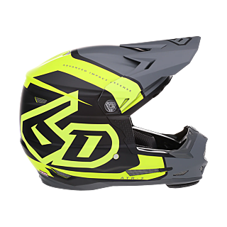 6D Kinder Crosshelm ATR-2Y Torque - Mat Neon / Geel