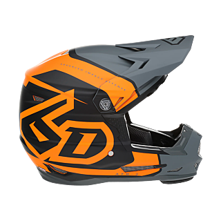 6D Kinder Crosshelm ATR-2Y Torque - Mat Neon Oranje