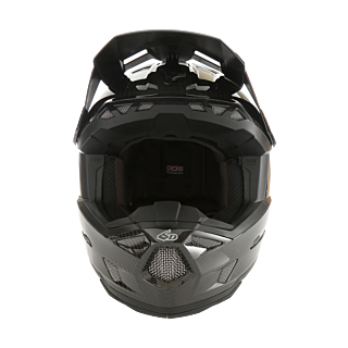 6D Kinder Crosshelm ATR-3Y Solid - Glans Zwart
