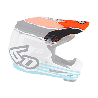 6D Kinder Helmklep ATR-2Y Danger Boy - Oranje / Blauw
