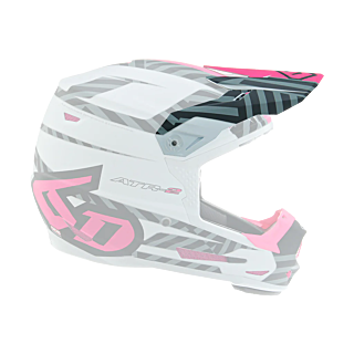 6D Kinder Helmklep ATR-2Y Havoc - Roze / Wit / Zwart